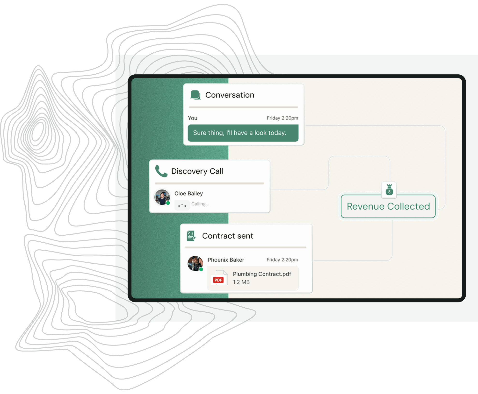 Outbound AI follow-ups across phone, text, and email